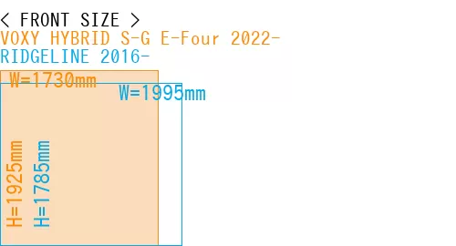 #VOXY HYBRID S-G E-Four 2022- + RIDGELINE 2016-